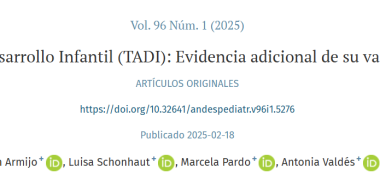 Este artículo muestra evidencia de que la primera edición del TADI cuenta con valores psicométricos adecuados en una muestra poblacional, los cuales ratifican su validez como instrumento de tamizaje del desarrollo de niños/as pequeños en Chile.